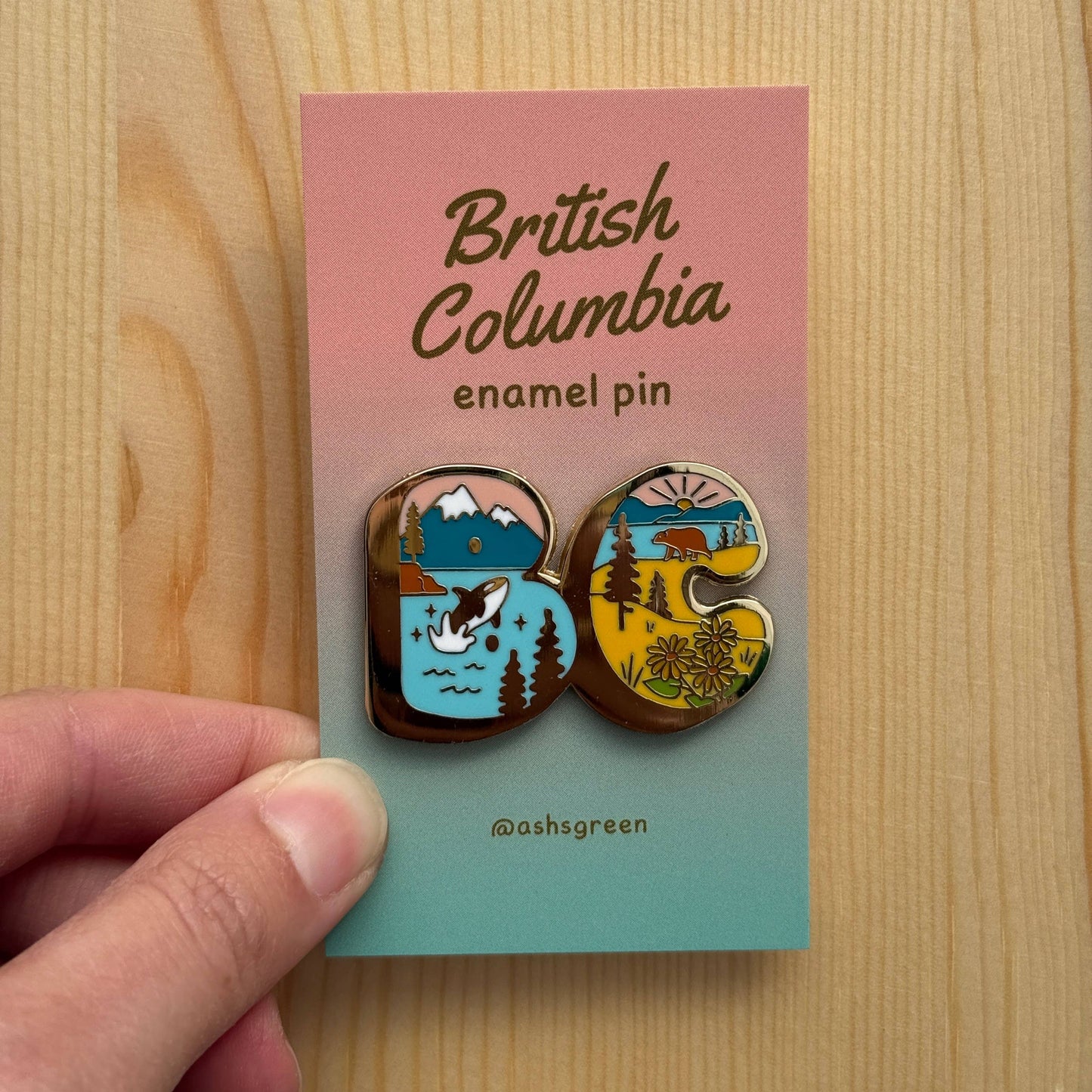 British Columbia - BC Enamel Pin ✨