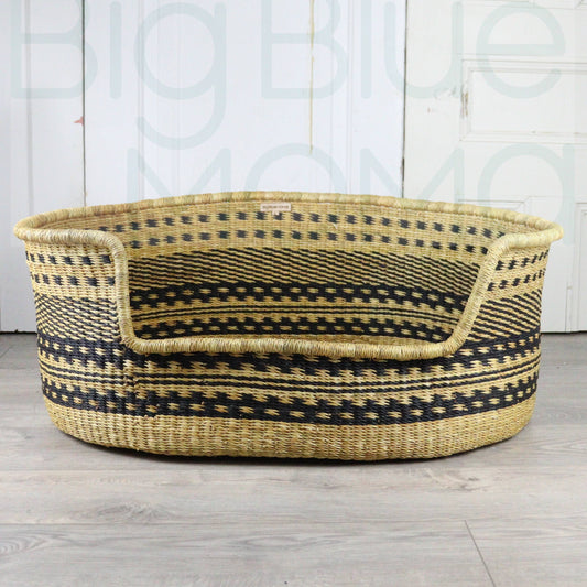 Big Blue Moma Pet Bed Medium - Multi Patterned