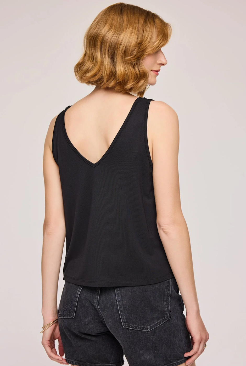 Gentle Fawn Kai Tank showing back v-neck detail