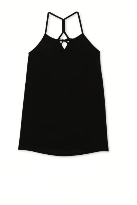 ROBE COUVERTURE POUR FILLE ANGEL BEACH NOIRE