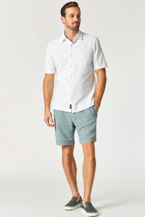 CHEMISE À MANCHES COURTES MAVI BLANC ANTIQUE