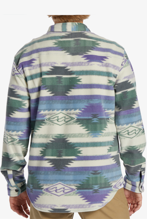 CHEMISE EN FLANELLE BILLABONG A/DIV FURNACE BLEU DÉLAVÉ