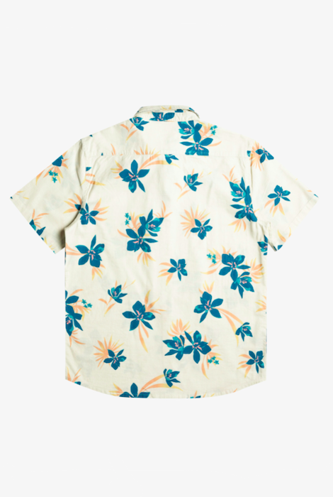 QUIKSILVER HOLIDAZED SHORT SLEEVE SHIRT BIRCH