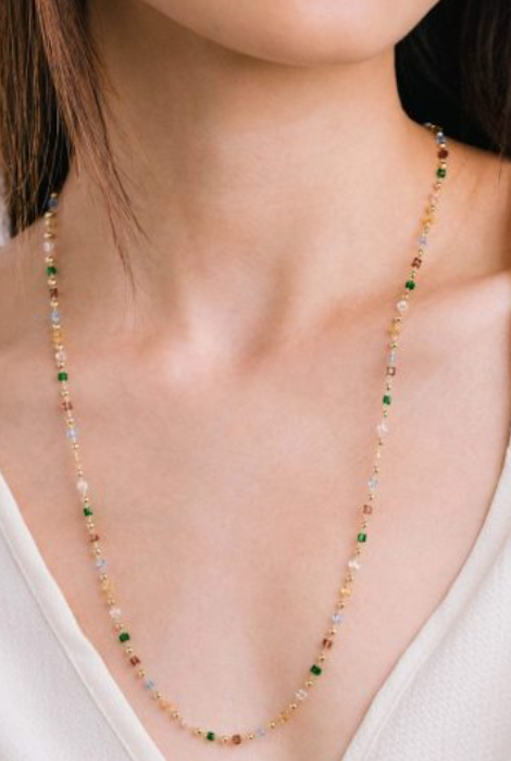 LOVER'S TEMPO PRISM BEADED GLASSES CHAIN MULTI