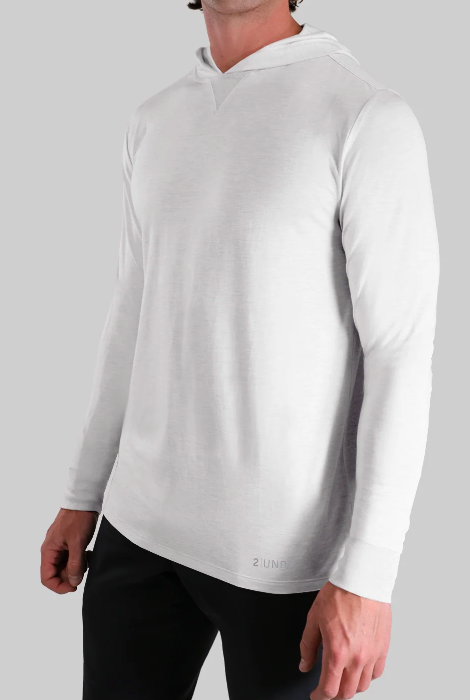 2UNDR LONG SLEEVE HOODED SHIRT