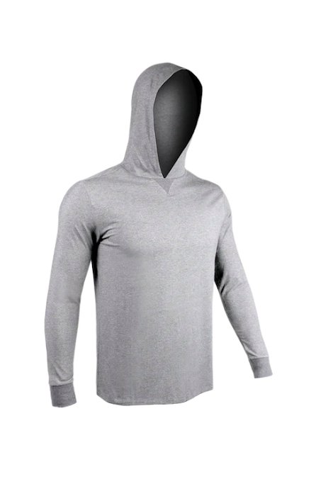 2UNDR LONG SLEEVE HOODED SHIRT