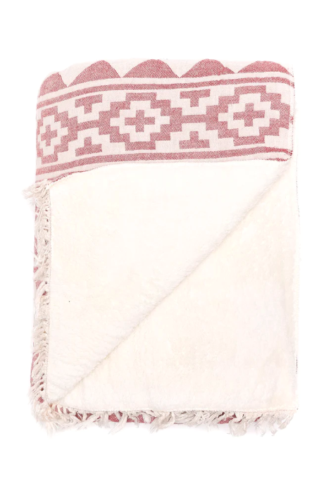 TOFINO TOWEL THE BEACHCOMBER LUXURY THROW BRICK