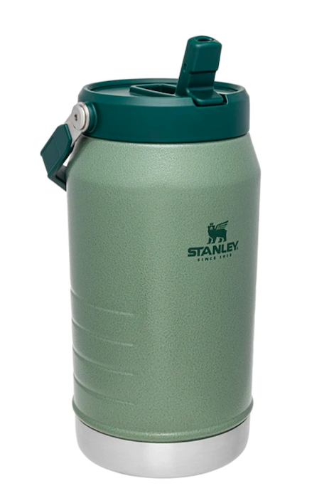 STANLEY THE ICE FLOW 40 OZ FLIP STRAW JUG HAMMERSTONE GREEN