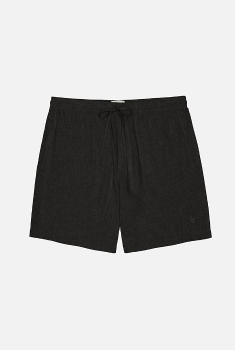 KUWALLA TEE LINEN SHORTS BLACK