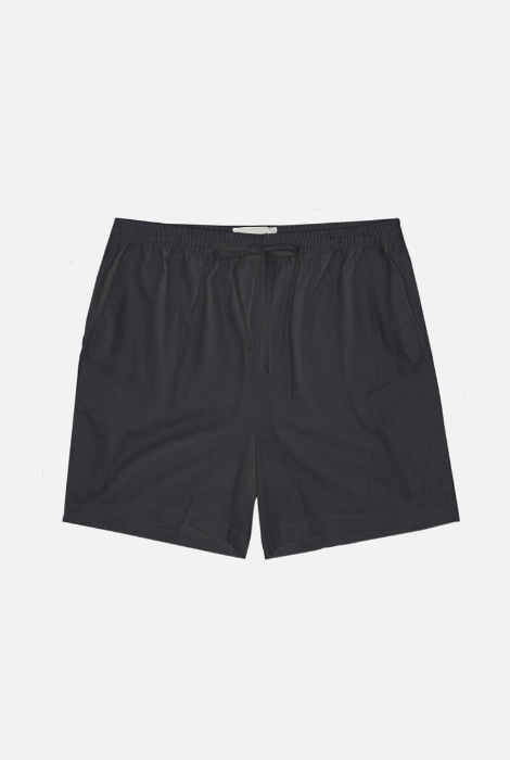 KUWALLA TEE LINEN CARGO SHORT BLACK