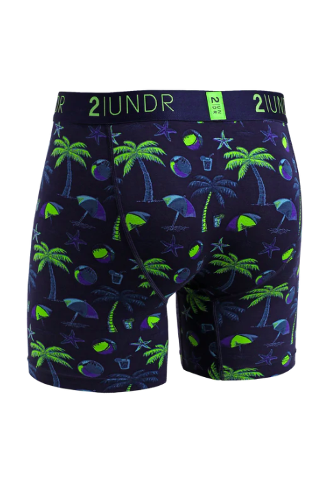 2UNDR SWINGSHIFT 6" IMPRIMÉ MIDNIGHT OASIS