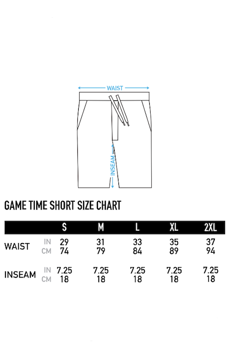2UNDR GAME TIME SHORT BLACK