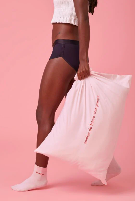 PANTYS DREAMER ROPA INTERIOR ABSORBENTE NEGRO