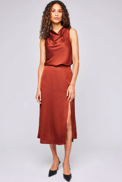 JUPE LINDY GENTLE FAWN - CANNELLE