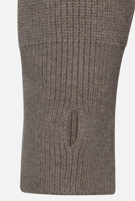 T-SHIRT KUWALLA EN MAILLE À DEMI-ZIP 3.0 - CENDRE MÉLANGE