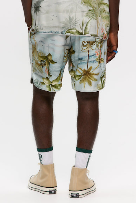 KUWALLA TEE RESORT SHORT BLUE PARADISE