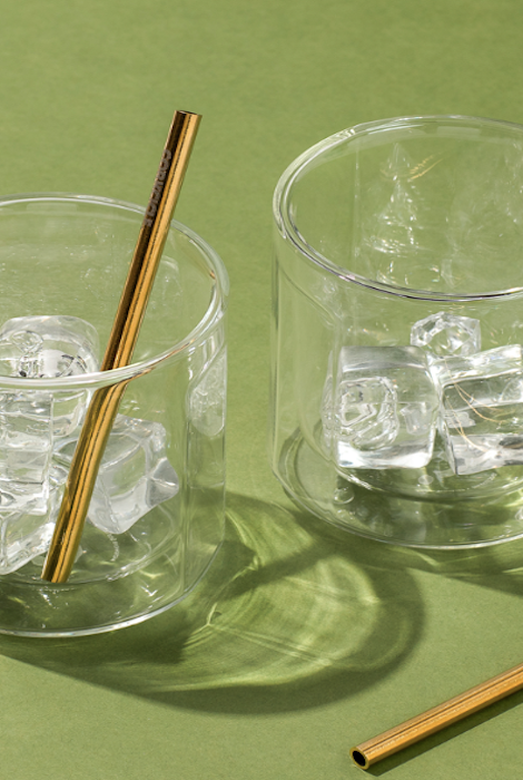 CORKCICLE COCKTAIL STRAW SET GOLD