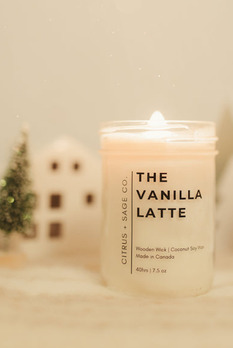 Citrus + Sage Co. The Vanilla Latte Candle