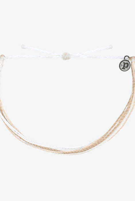 Pura Vida Original Anklet White Sands