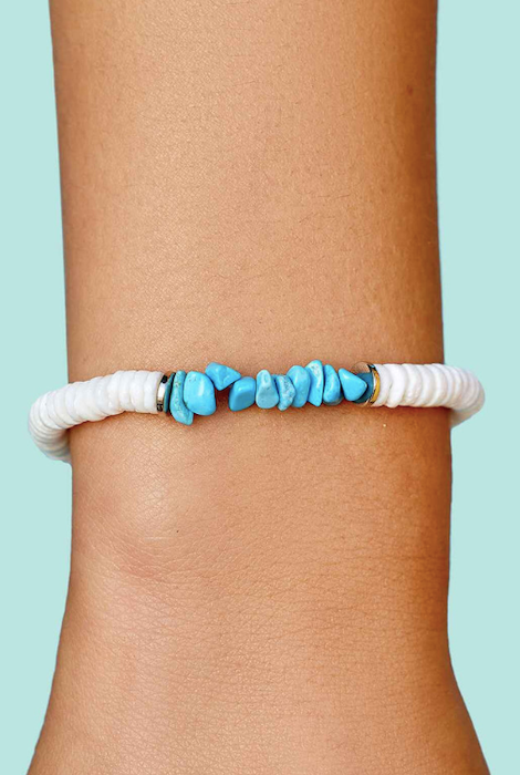 HOT Stretch Bracelet Pura Vida Turquoise Bracelet Pura Vida Puka