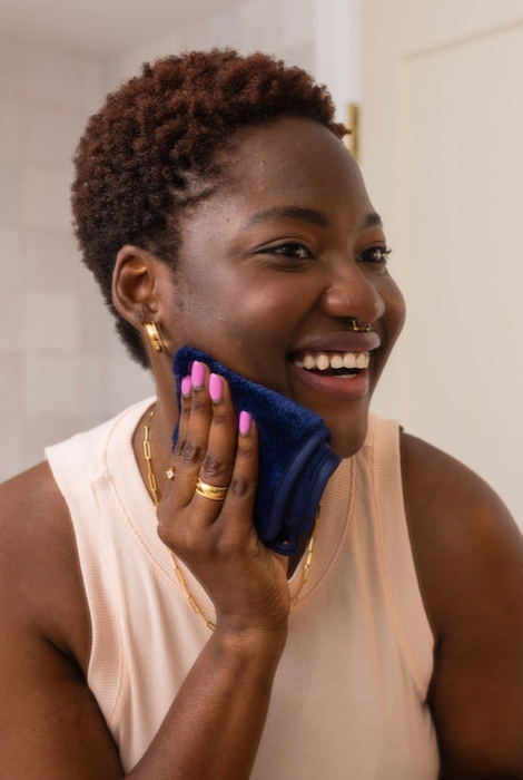 LAVOH CLASSIC FACECLOTH - NAVY