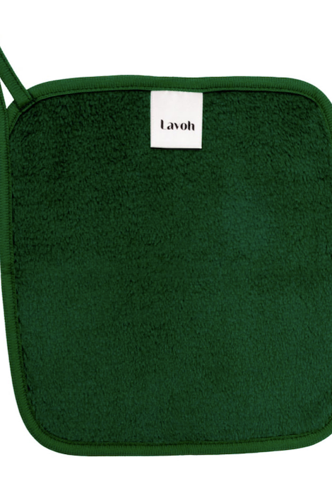 LAVOH CLASSIC FACECLOTH - EMERALD