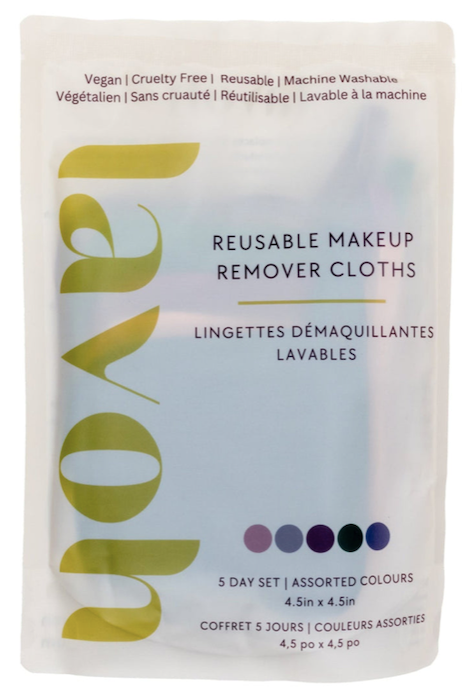 LAVOH MINI FACECLOTH 5 DAY SET - ASSORTED COLOURS