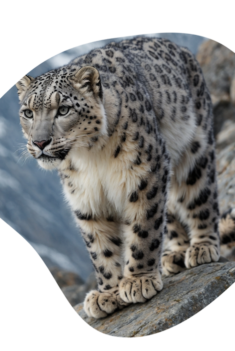 Fahlo The Ascent Snow Leopard Tracking Bracelet - Alpine