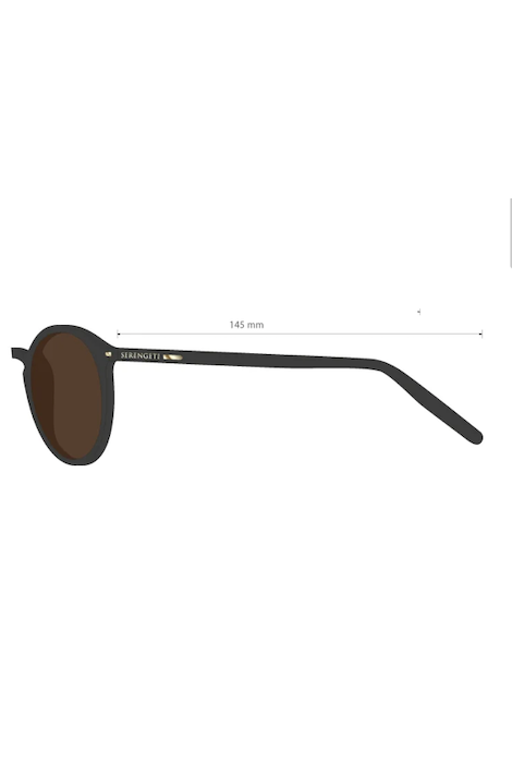 Serengeti Leonora - Shiny Striped Brown / Mineral Polarized Drivers Gradient Cat 2 To 3