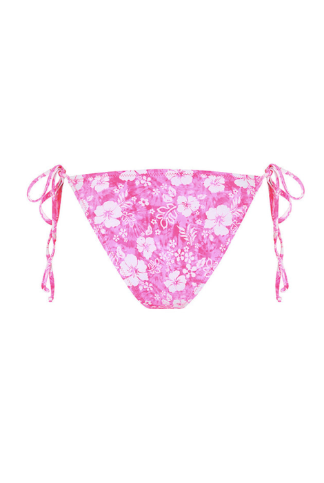 Kulani Kinis Full Coverage Tie Bikini Bottom - Island Blush