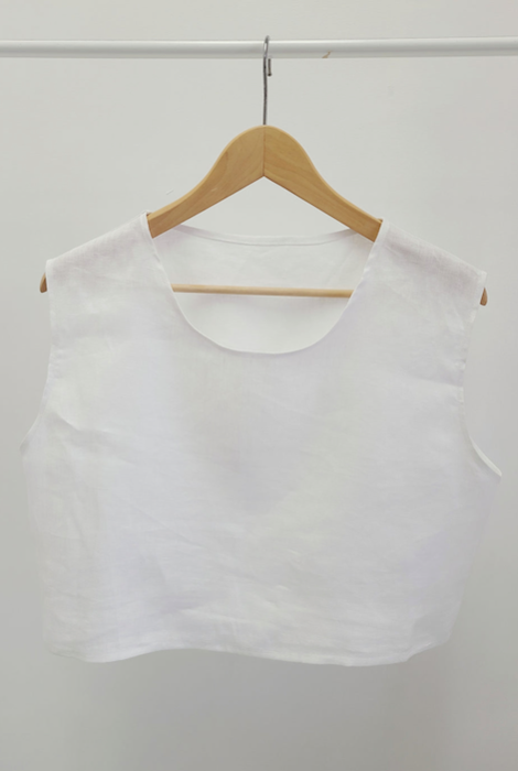 Pico Charlie Cole Kiki Linen Top - White