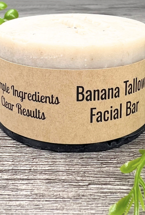 Danava Pure Essentials Banana Tallow Facial Bar