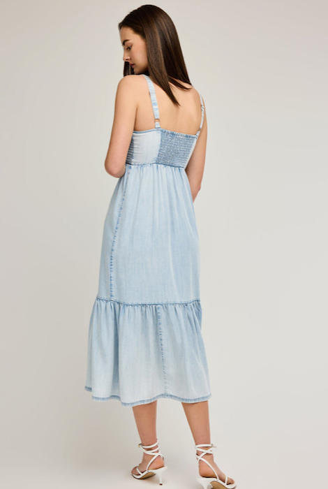 Gentle Fawn Nova Midi Dress - Light Blue