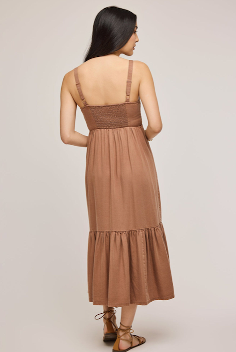 Gentle Fawn Nova Midi Dress - Desert