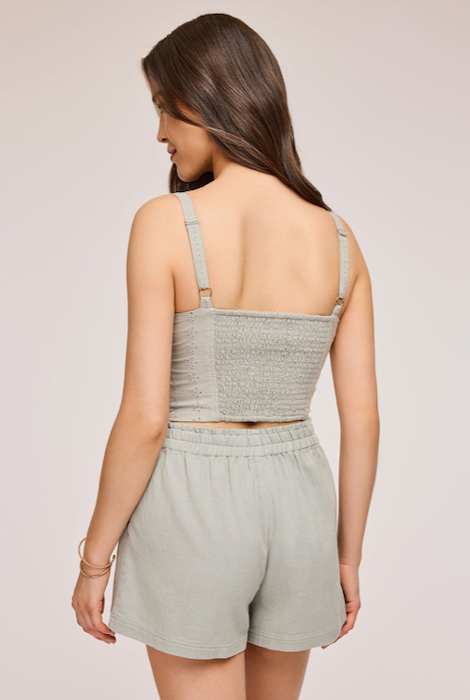 Gentle Fawn Veronica Eyelet Tank - Aloe