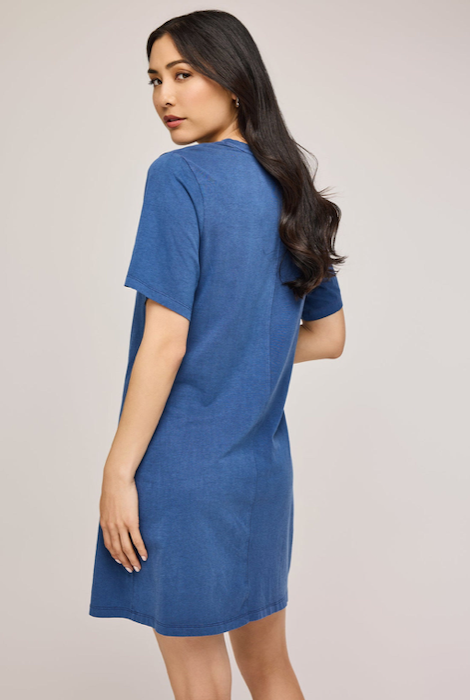 Gentle Fawn Cindy T-Shirt Dress - Navy