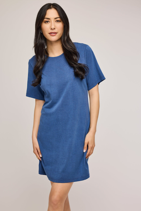 Gentle Fawn Cindy T-Shirt Dress - Navy