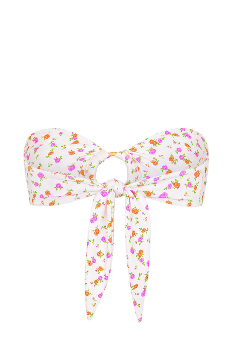 Kulani Kinis Strapless Bandeau Bikini Top - Rosie Posie