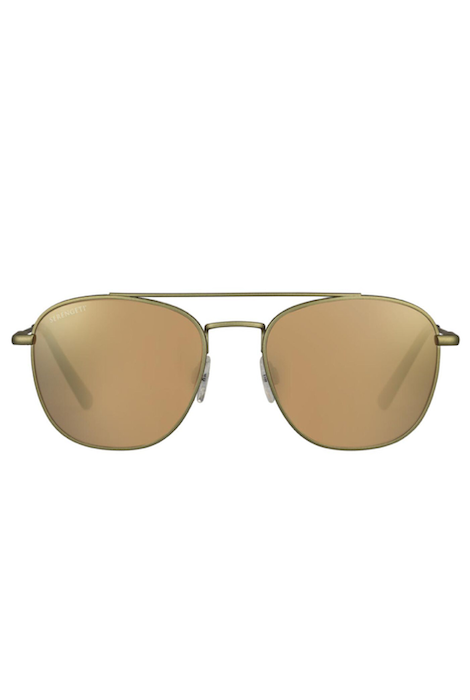 Serengeti Carroll - Matte Khaki/Mineral Polarized Drivers Gold
