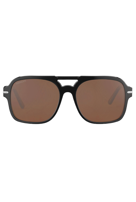 Serengeti Marco - Shiny Black/Mineral Polarized Drivers