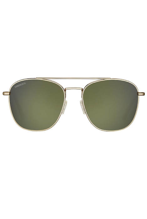 Serengeti Carroll Large - Shiny Light Gold/Mineral Polarized 555nm