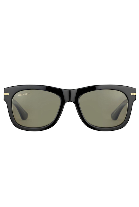 Serengeti Foyt - Shiny Black Transparent Layer/Mineral Polarized 555nm