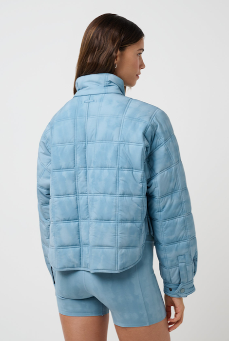 TravisMathew City Edge Breezeblend Jacket - Smoke Blue Multi