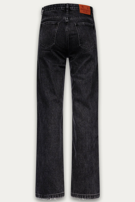 Kuwalla Tee Blair Mid-Rise Jeans - Charcoal