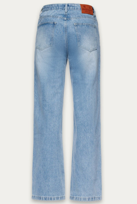 Kuwalla Tee Blair Mid-Rise Classic Jeans - Mid Blue