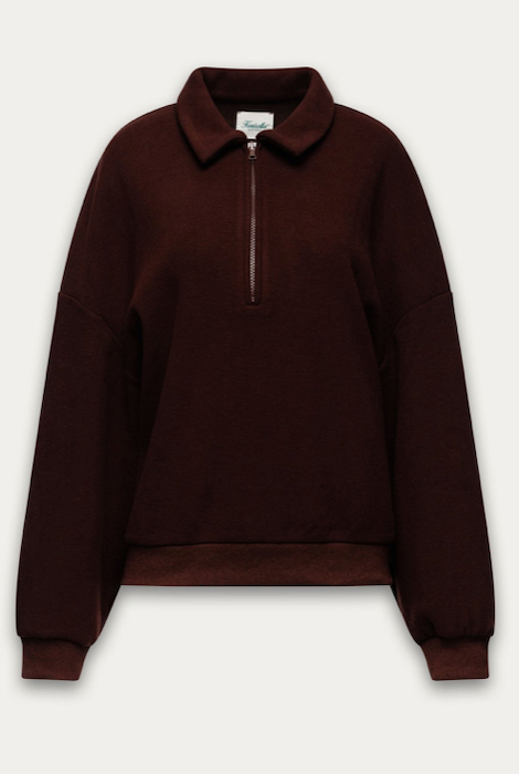 Kuwalla Tee Gabby Plush Polo - Choclate Brown