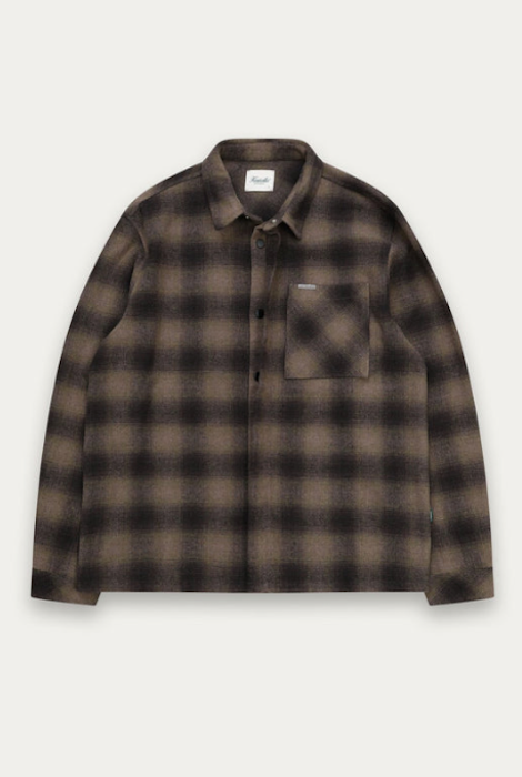 Kuwalla Tee Plaid Pocket Shirt - Brown