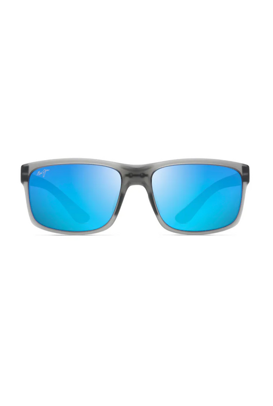 MAUI JIM POKOWAI ARCH - TRANSLUCENT MATTE GREY/BLUE HAWAII