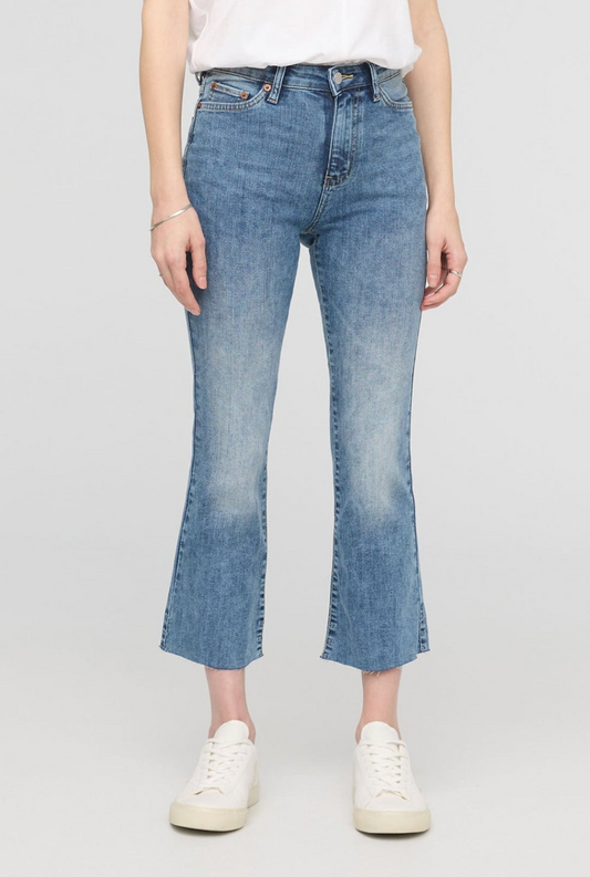 Pantalón vaquero acampanado Duer Performance - Azul playa