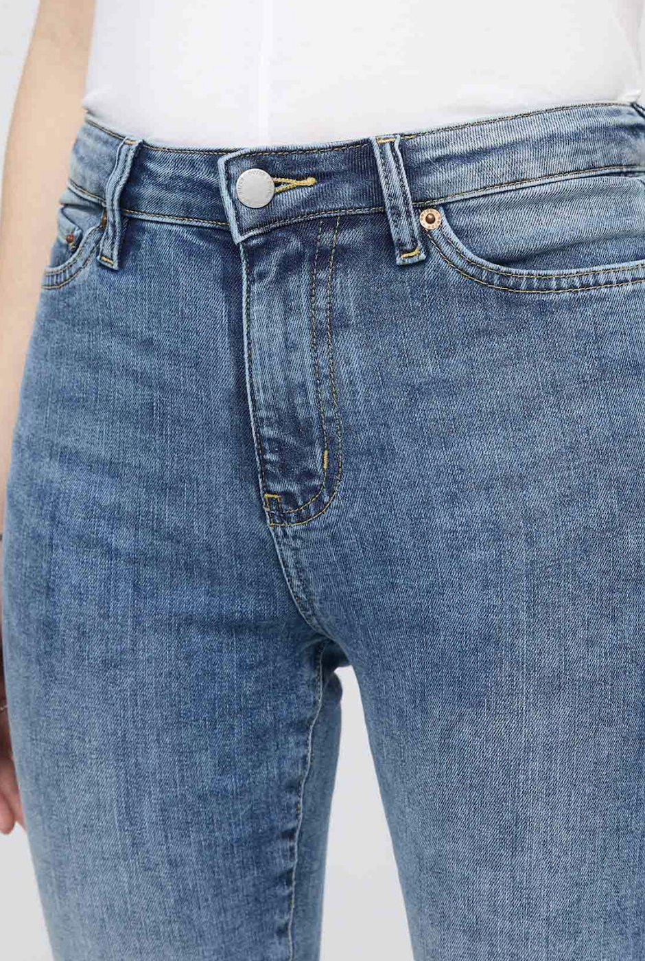 Pantalón vaquero acampanado Duer Performance - Azul playa